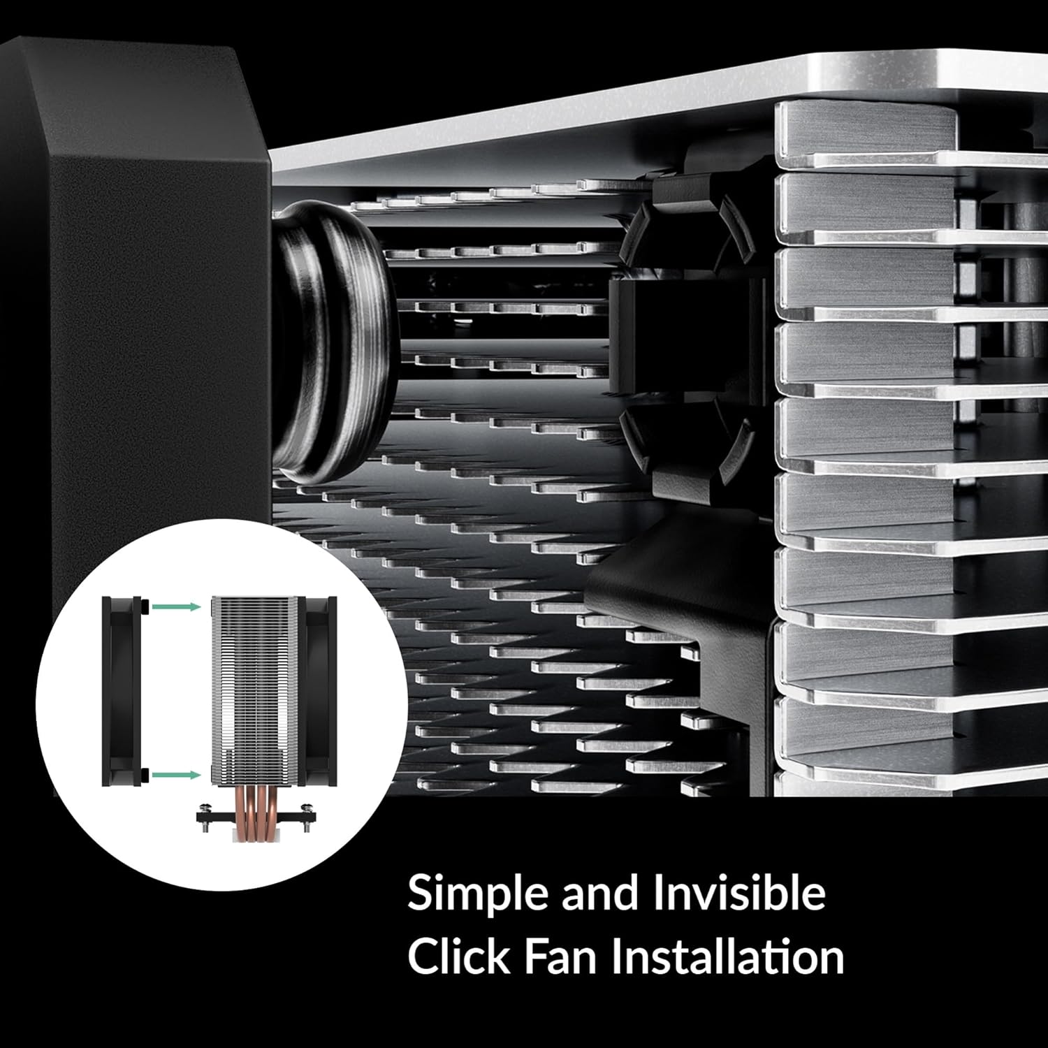 ARCTIC Freezer 36 - Single-tower CPU Cooler with push-pull, Two pressure-optimised 120 mm P fans, Fluid dynamic bearing, 200–1800 rpm, 4 Heatpipes, incl. MX-6 Thermal compound
