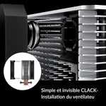 ARCTIC Freezer 36 CO- Single-Tower CPU Cooler with Push-Pull, Two Pressure-optimised 120 mm P Fans, Dual Ball Bearing, 200-1800 RPM, 4 heatpipes, incl. MX-6 Thermal Compound - Black
