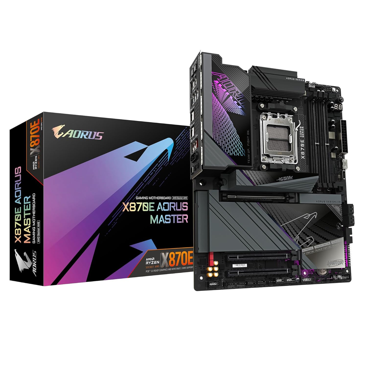 Gigabyte X870E Aorus Master DDR5 AM5 Motherboard | Flagship Gaming & Performance