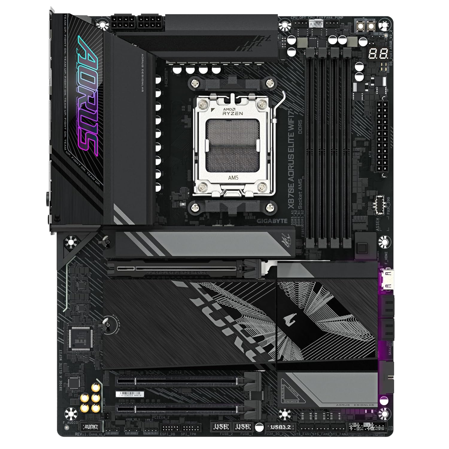 GIGABYTE X870E AORUS ELITE WiFi7 DDR5 AM5 Motherboard