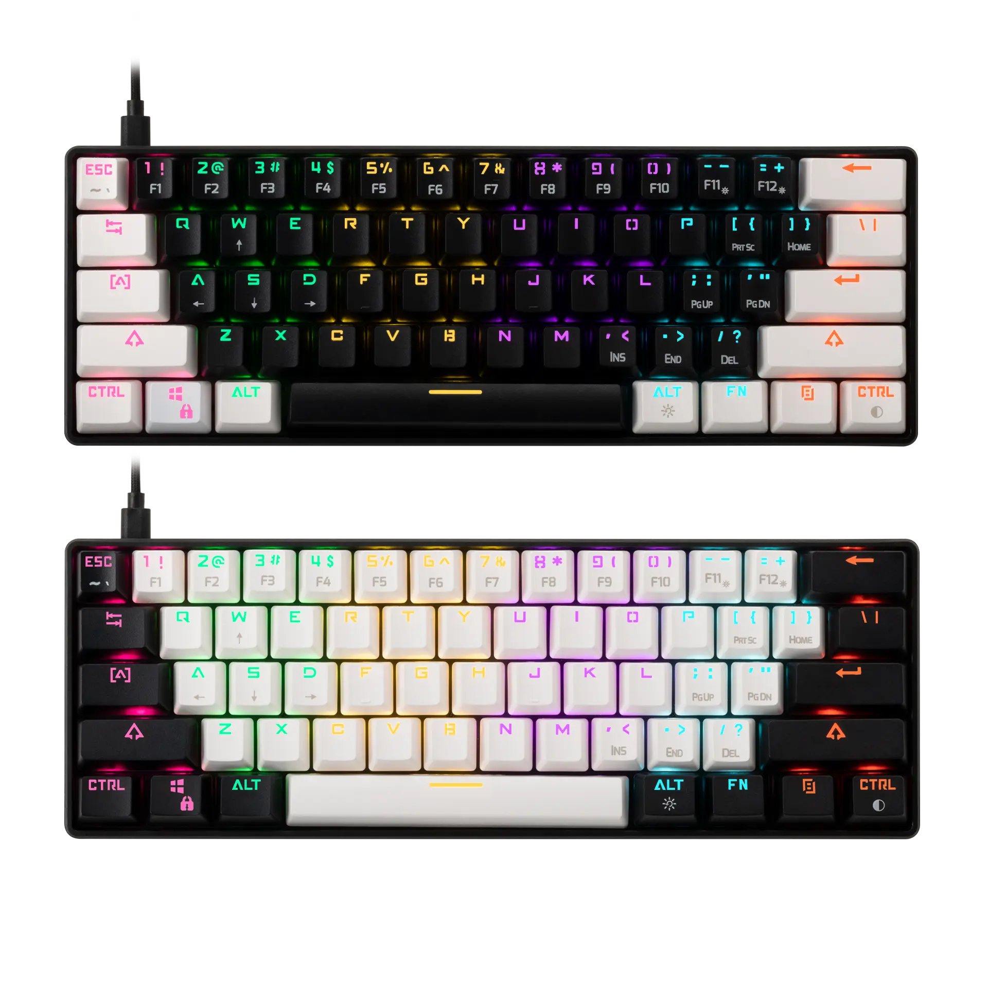 GAMDIAS AURA GK2 RGB Mechanical Gaming Keyboard (Red Switch)