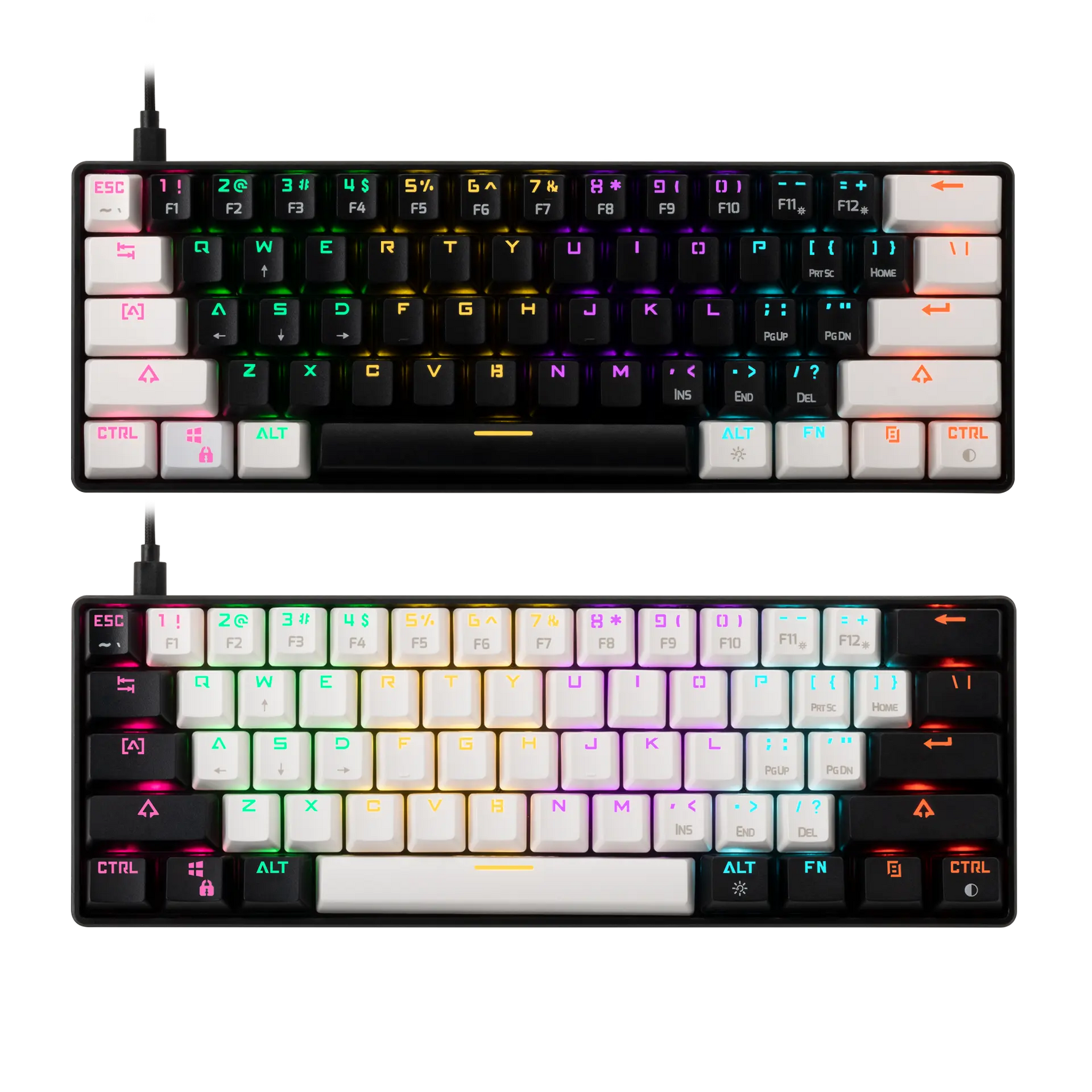 GAMDIAS AURA GK2 RGB Mechanical Gaming Keyboard (Red Switch)