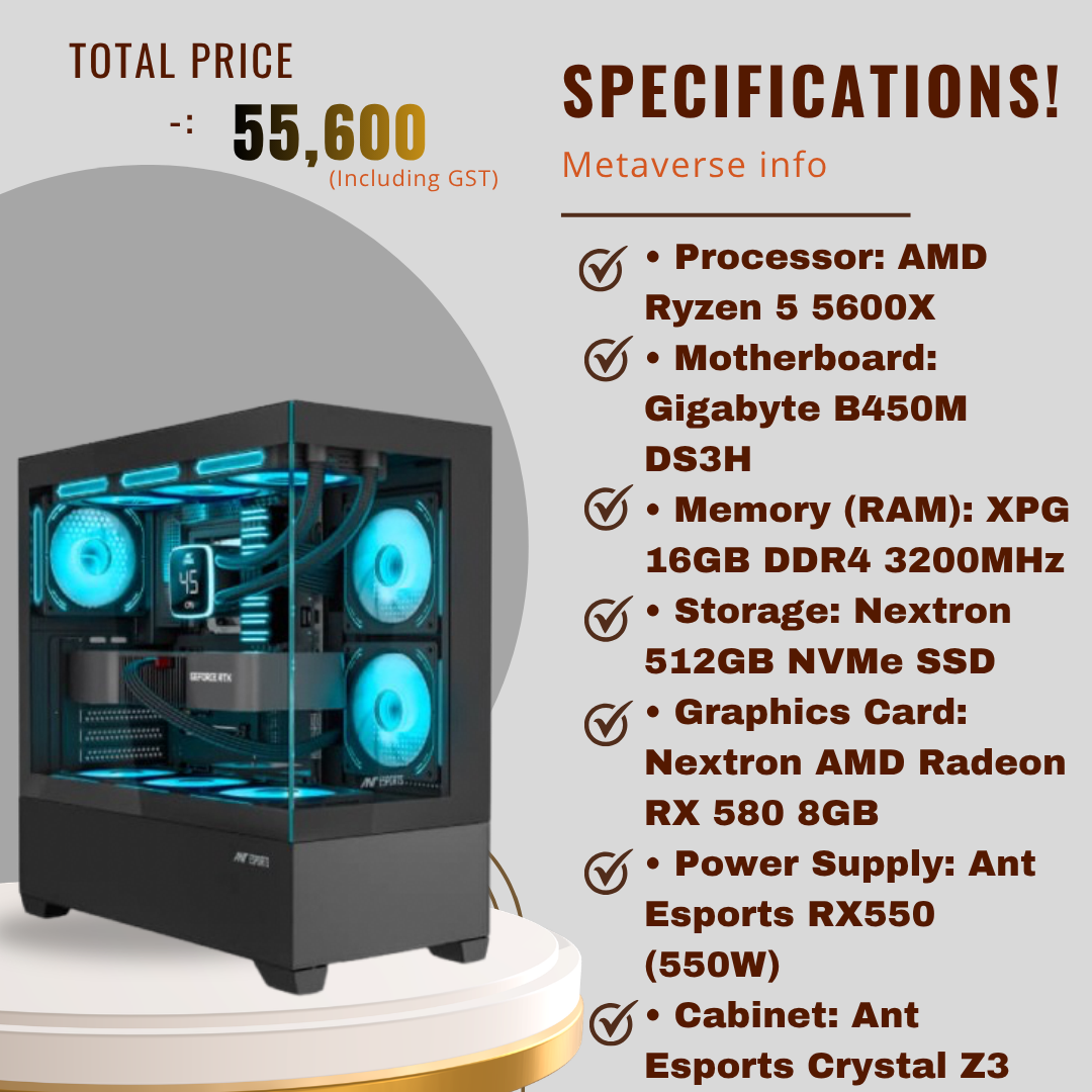 AMD RYZEN 5 5600X | GIGABYTE B450M DS3H PC