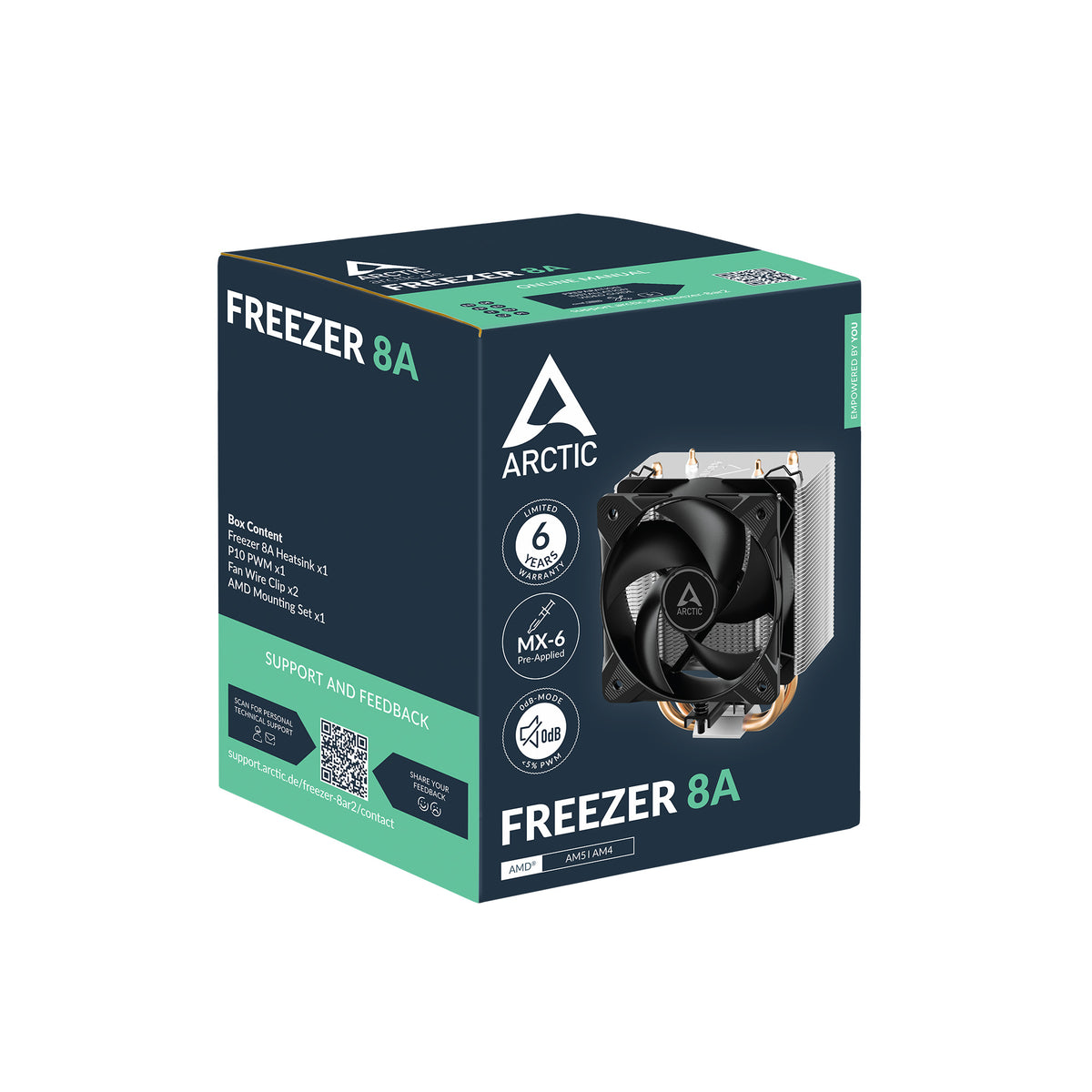 ARCTIC Freezer 8A Compact AMD CPU Air Cooler