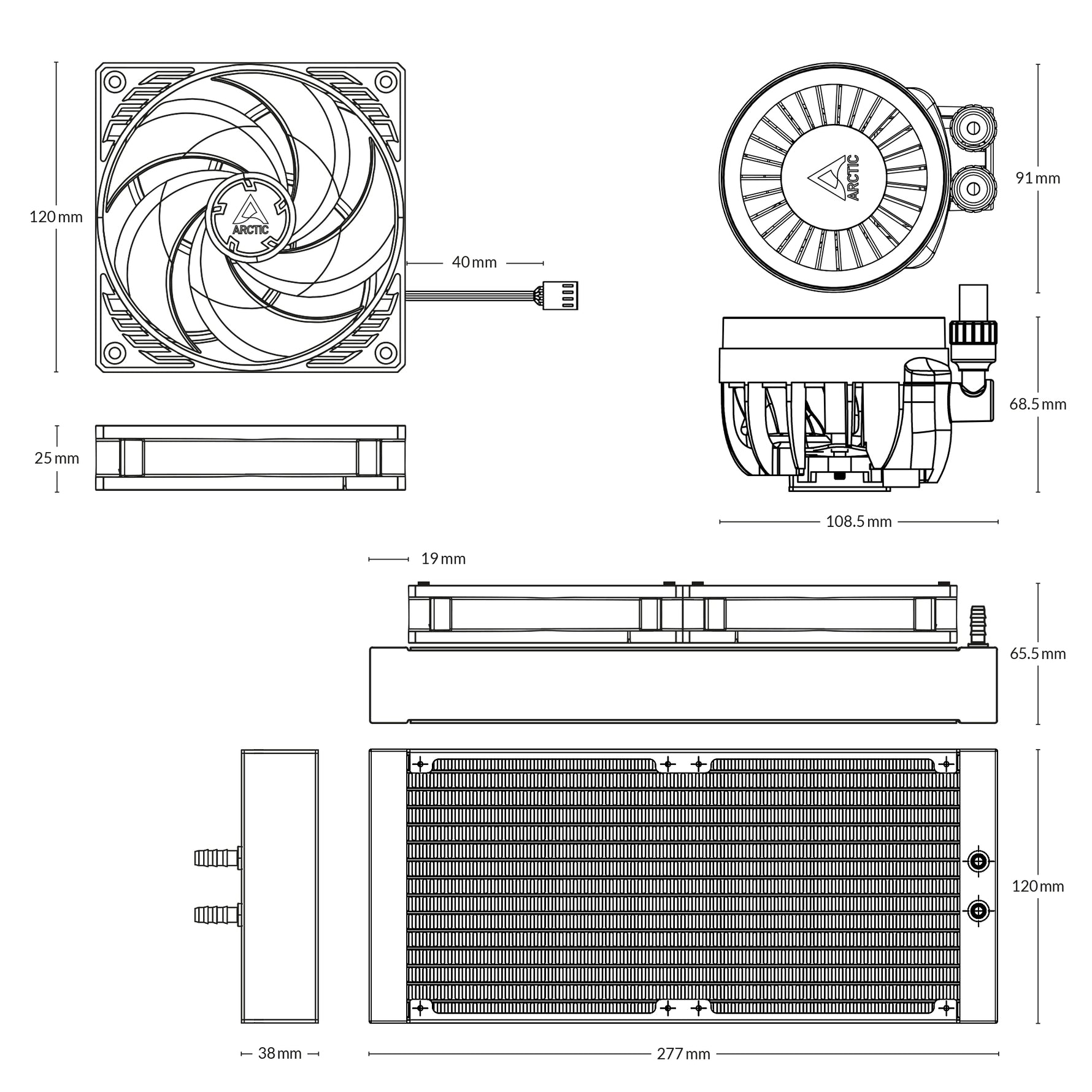ARCTIC Liquid Freezer III Pro 240 Liquid CPU Cooler