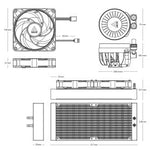 ARCTIC Liquid Freezer III 280 A-RGB White Liquid CPU Cooler