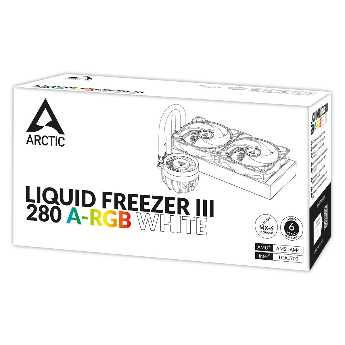 ARCTIC Liquid Freezer III 280 A-RGB White Liquid CPU Cooler