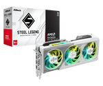 ASRock Radeon RX 9070 XT 16GB GDDR6 Steel Legend White Graphics Card