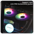 ZEBRONICS AIO240V Black 240mm Liquid CPU Cooler | Intel & AMD
