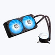ZEBRONICS AIO240V Black 240mm Liquid CPU Cooler | Intel & AMD