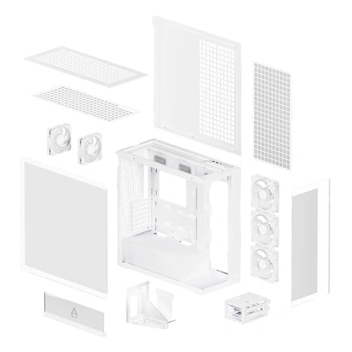 Arctic Xtender VG ARGB White E-ATX Mid Tower Case
