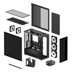 Arctic Xtender VG ARGB Mirror Black E-ATX Mid Tower Case