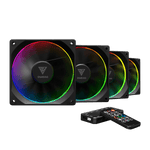 Gamdias Aeolus M3-1204R - 120mm PWM ARGB Cabinet Fan (Four Pack)