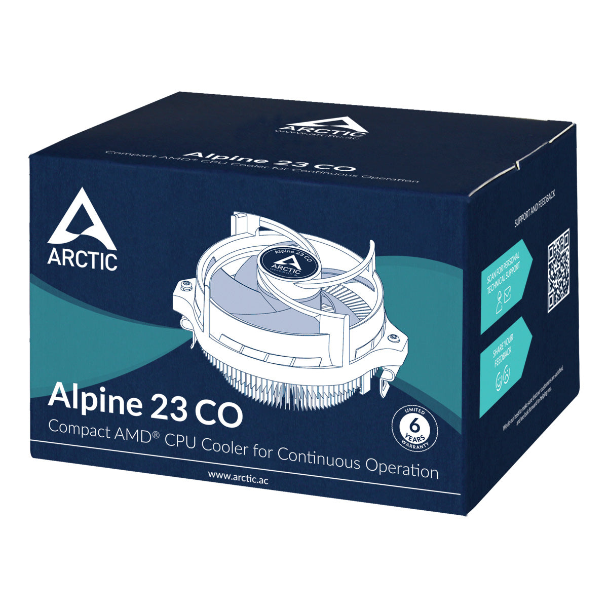 ARCTIC Alpine 23 CO Compact AMD CPU Air Cooler
