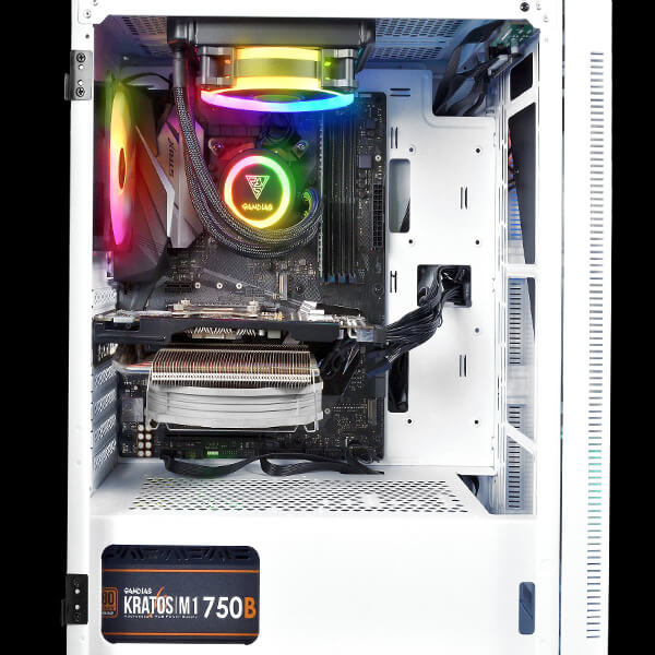 Gamdias Argus E4 Elite RGB White ATX Mid Tower Case