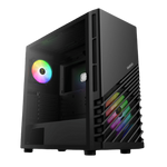 Gamdias Argus M4 ARGB (ATX) Mid Tower Cabinet (Black)