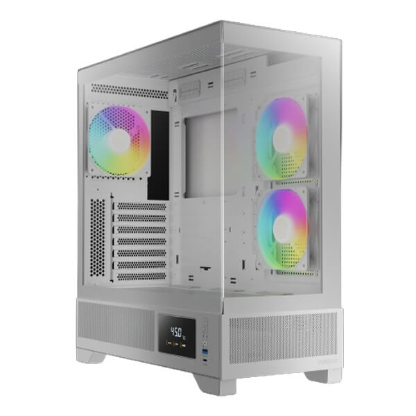 Gamdias Atlas M1 White ARGB Mid Tower ATX Case