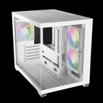 Gamdias Aura GC10M V2 White ARGB M-ATX Mini Tower Case