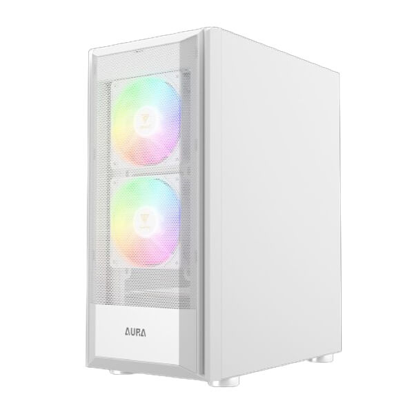 Gamdias Aura GC6 WH ARGB White ATX Mid Tower Case