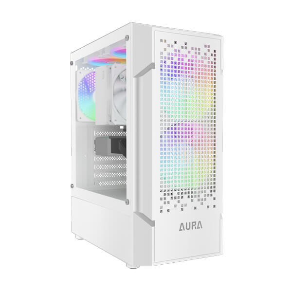 Gamdias Aura GC7 WH ARGB ATX Mid Tower Case