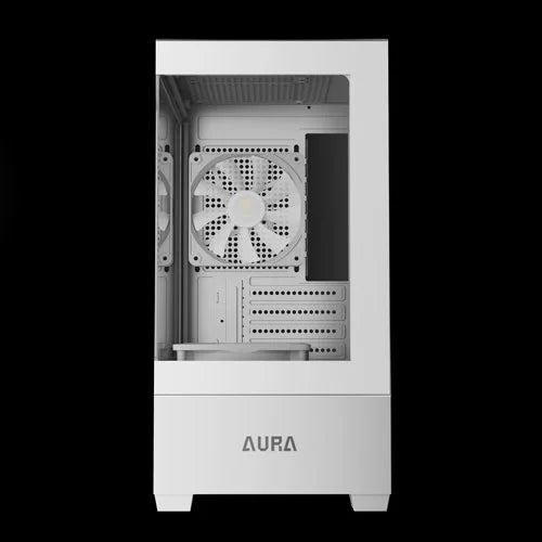 Gamdias Aura GC9M White ARGB M-ATX Mini Tower Case