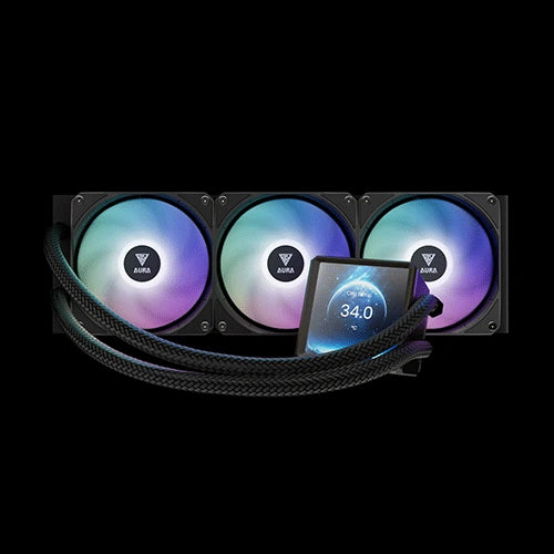 Gamdias AURA GL360 LCD ARGB CPU Liquid Cooler