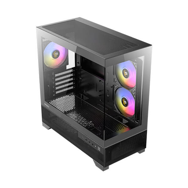 Antec CX500M RGB Black M-ATX Mini Tower Case