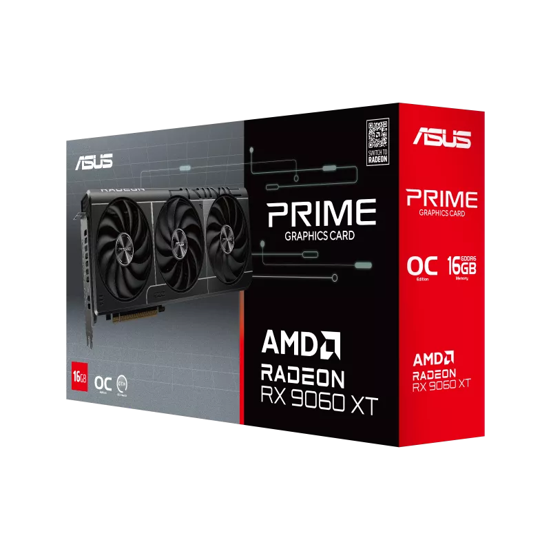 ASUS Prime Radeon™ RX 9060 XT 16GB GDDR6 OC Edition