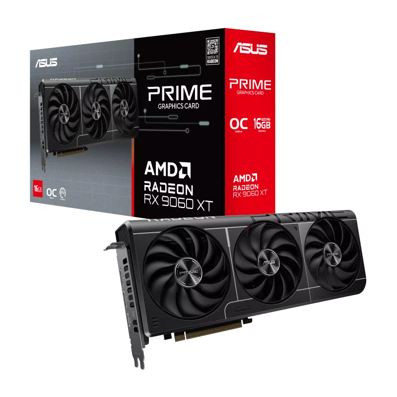 ASUS Prime Radeon™ RX 9060 XT 16GB GDDR6 OC Edition