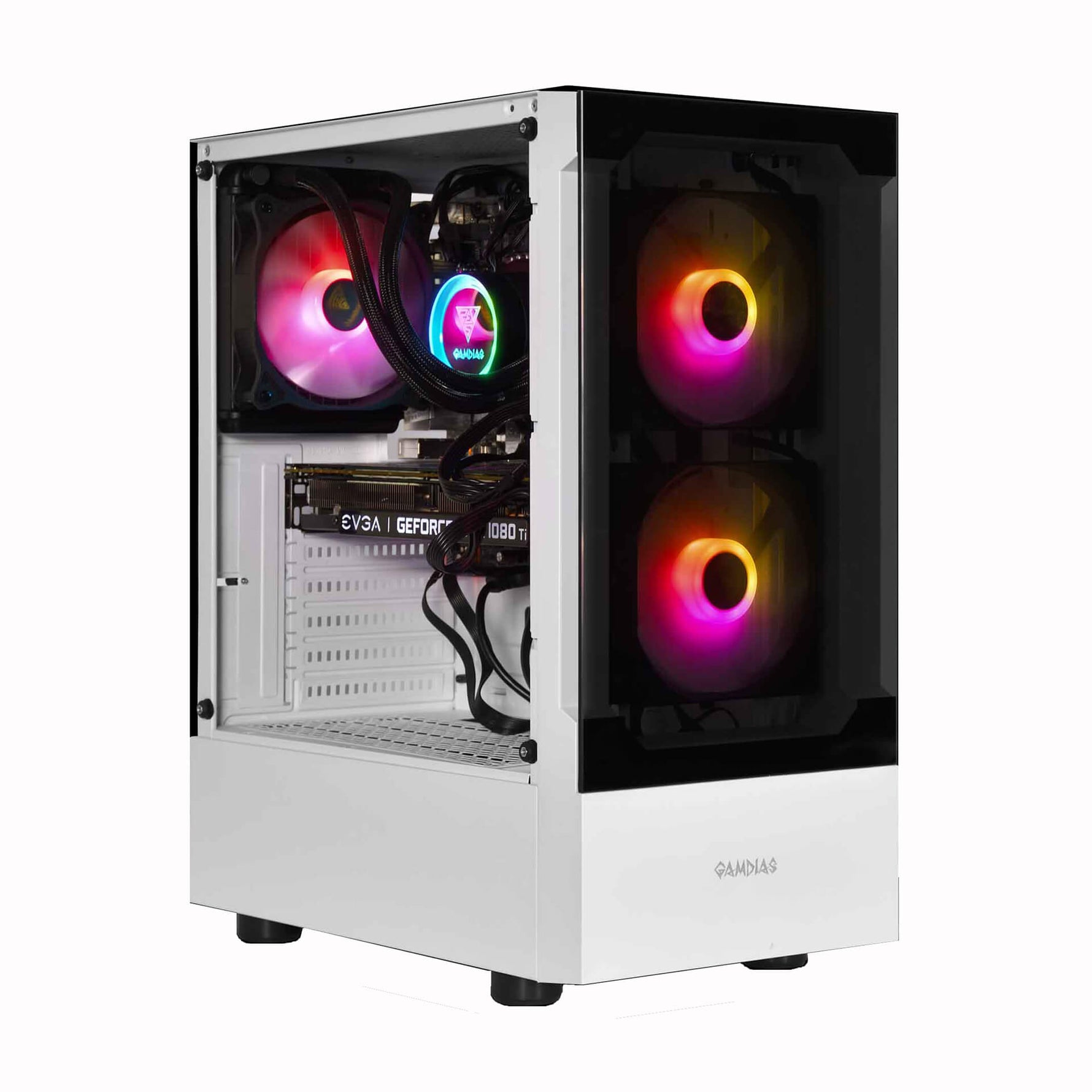 Gamdias Talos E3 WH ARGB White ATX Mid Tower Case
