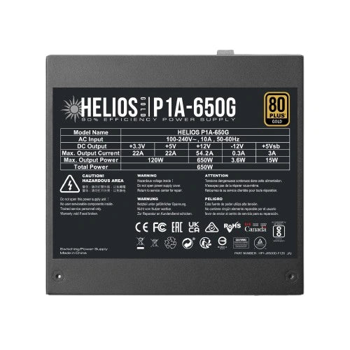 GAMDIAS Helios P1A-650G SMPS