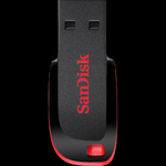 Sandisk Cruzer Blade USB Flash Drive 16GB (SDCZ50-016G-I35)