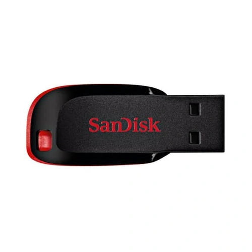 SanDisk Cruzer Blade 64GB USB 2.0 Red Pen Drive