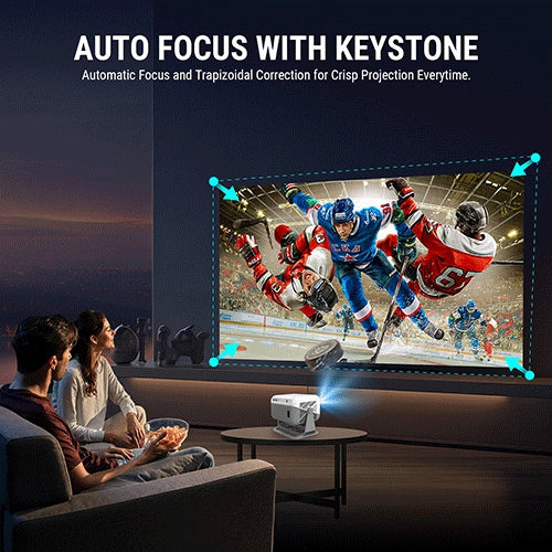 Ant Esports View 711 Ai Grey and White Projector