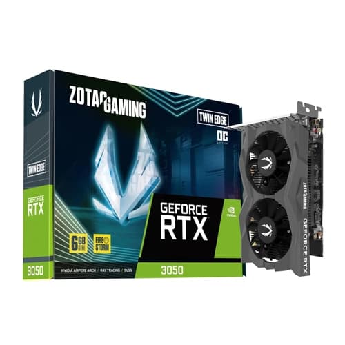 ZOTAC RTX 3050 Twin Edge OC 6GB Graphics Card